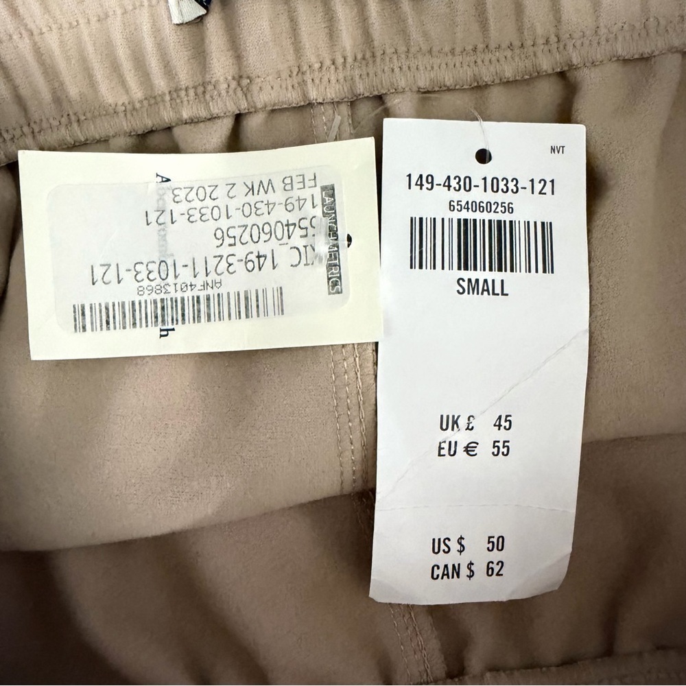New! Abercrombie & Fitch Vegan Leather Dolphin-Hem Short Size Small 23228 - Picture 7 of 9